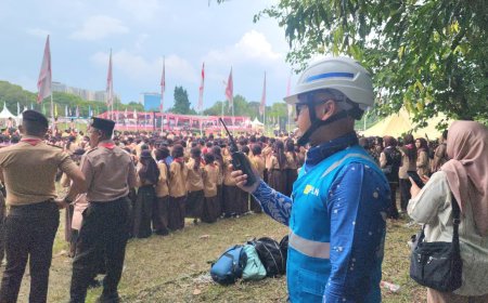 PLN Amankan Listrik Upacara Hari Pramuka ke-64 Tanpa Kedip