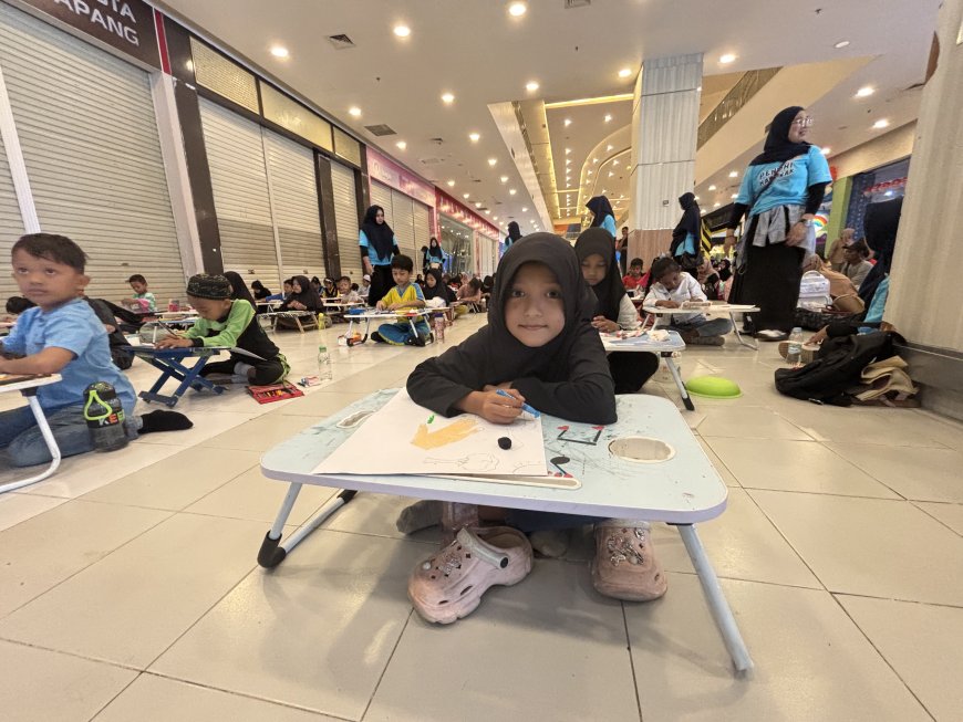 Kampanye Perlindungan Anak, KREASI Ketapang Gelar Lomba Mewarnai dan Menggambar