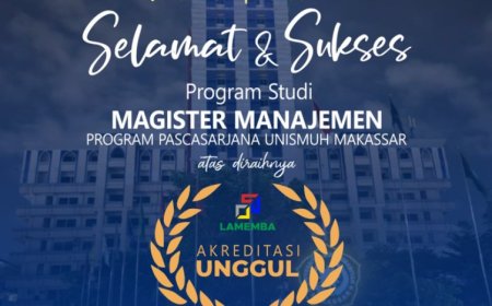 Program Magister Manajemen Unismuh Makassar Kembali Raih Akreditasi Unggul