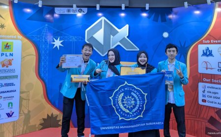 Tim UMS Raih Juara 3 Berkat Inovasi Rekayasa Geoteknik