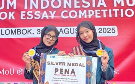 Dua Mahasiswa UM Metro Raih Medali Silver di Ajang Essay Nasional PENA 2025