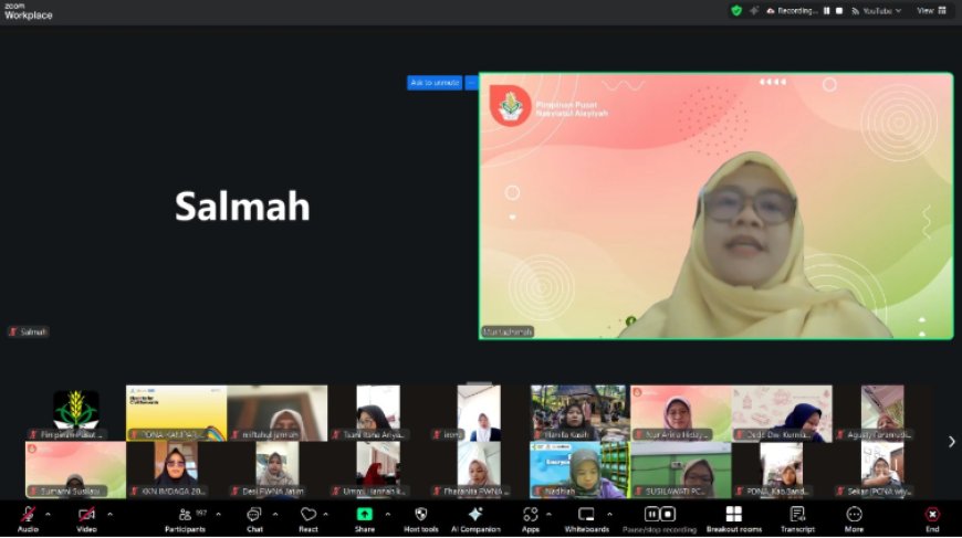 Suarakan Perdamaian Bangsa, Nasyiatul Aisyiyah Gelar Doa Bersama Rawat Ibu Pertiwi