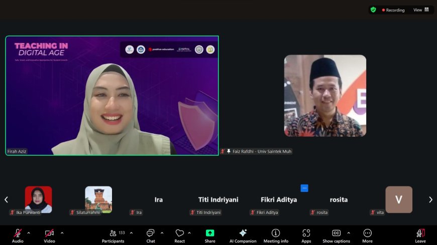 Rektor SaintekMu Dorong Kolaborasi Berkelanjutan AI