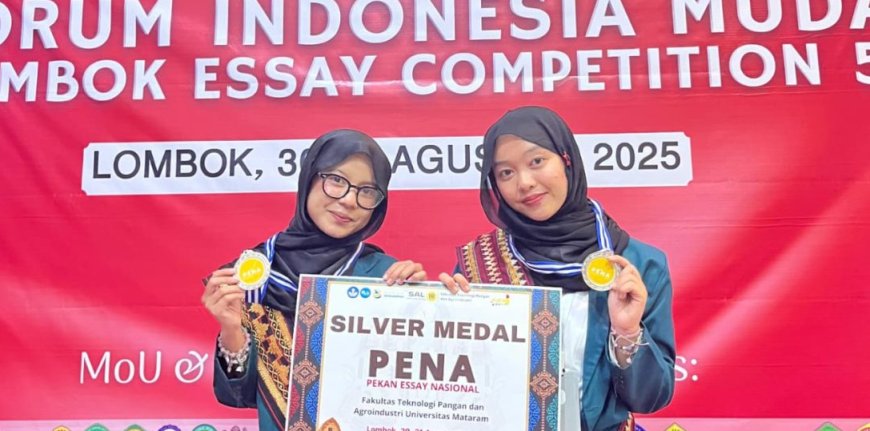Dua Mahasiswa UM Metro Raih Medali Silver di Ajang Essay Nasional PENA 2025