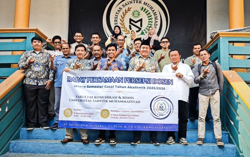 Fakombis SaintekMu Gelar Rapat Persiapan Perkuliahan Semester Ganjil 2025/2026