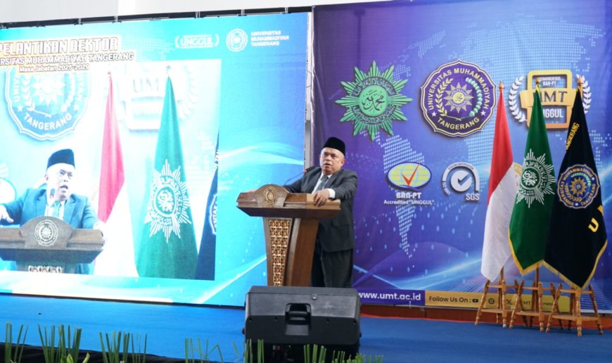 Desri Arwen Dilantik sebagai Rektor UMT Periode 2025-2029