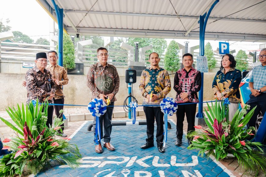 PLN Hadirkan SPKLU Perdana di Universitas Terbuka, Dukung Transisi Energi Bersih