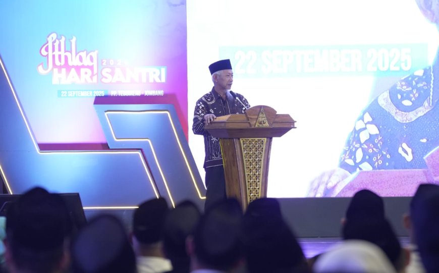Hadiri Ithlaq Hari Santri Nasional di Tebuireng, Saad Ibrahim Dorong Santri Terus Bangun Peradaban