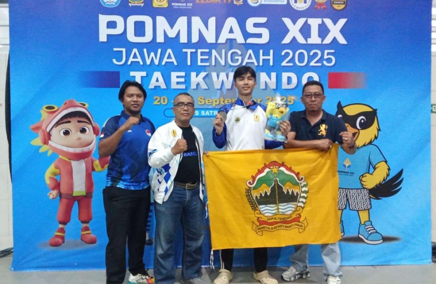 Mahasiswa FH UMP Raih Medali Perak Taekwondo di Pomnas Jateng 2025