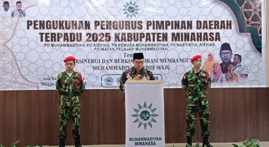 Hadiri Pengukuhan PDM Minahasa, Muhammad Sayuti Berharap Dapat Perkuat Nilai Kebangsaan sekaligus Moderasi