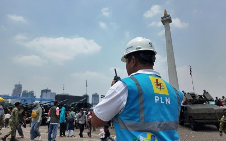 PLN Pastikan Listrik Andal Tanpa Kedip di Upacara HUT ke-80 TNI
