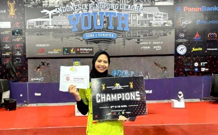 Mahasiswa Akuntansi UM Palembang Raih Juara 2 Tenis Meja Nasional di Ajang Indonesia Pingpong League