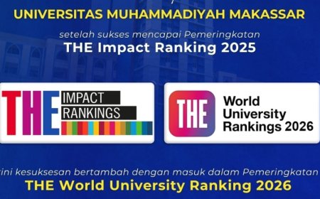 Unismuh Makassar Tembus Pemeringkatan THE World University Rankings 2026