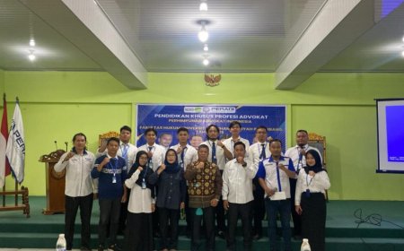 Cetak Advokat Profesional, FH UM Palembang Gelar PKPA Angkatan ke-18