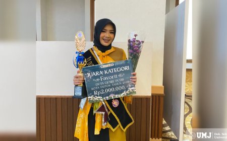 Mahasiswa FISIP UMJ Ini Raih Juara Favorit Duta GenRe Kota Depok 2025