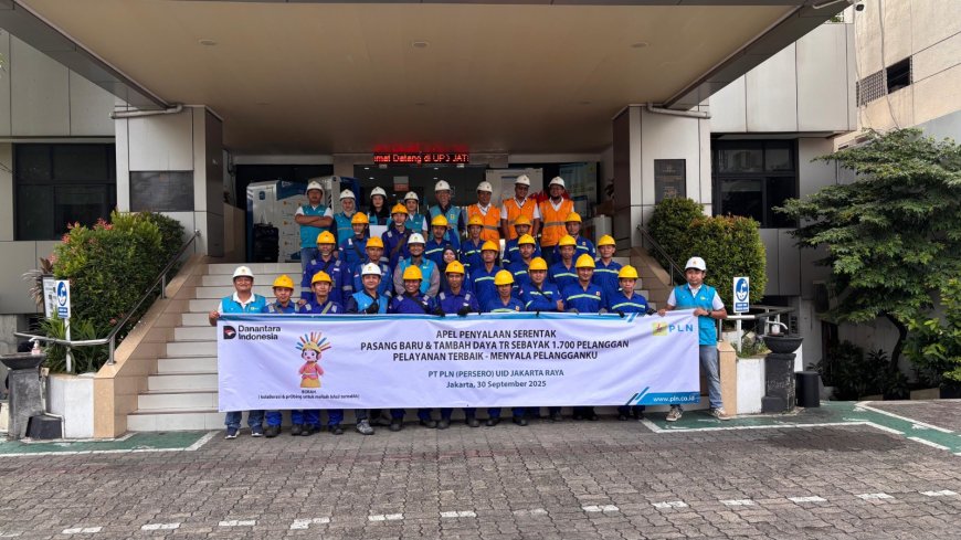 PLN UID Jakarta Raya Sambut 1.700 Pelanggan Baru dalam Apel Serentak