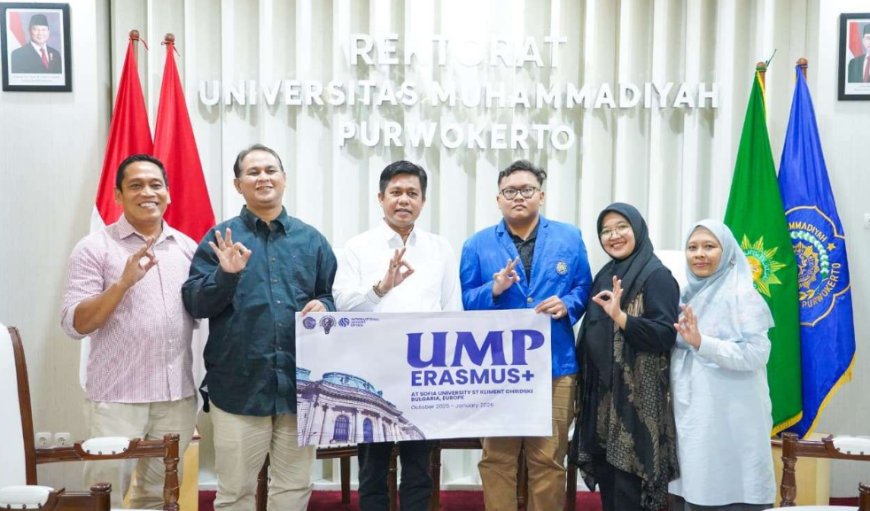 Mahasiswa UMP Raih Beasiswa Erasmus+, Berkesempatan Kuliah di Bulgaria