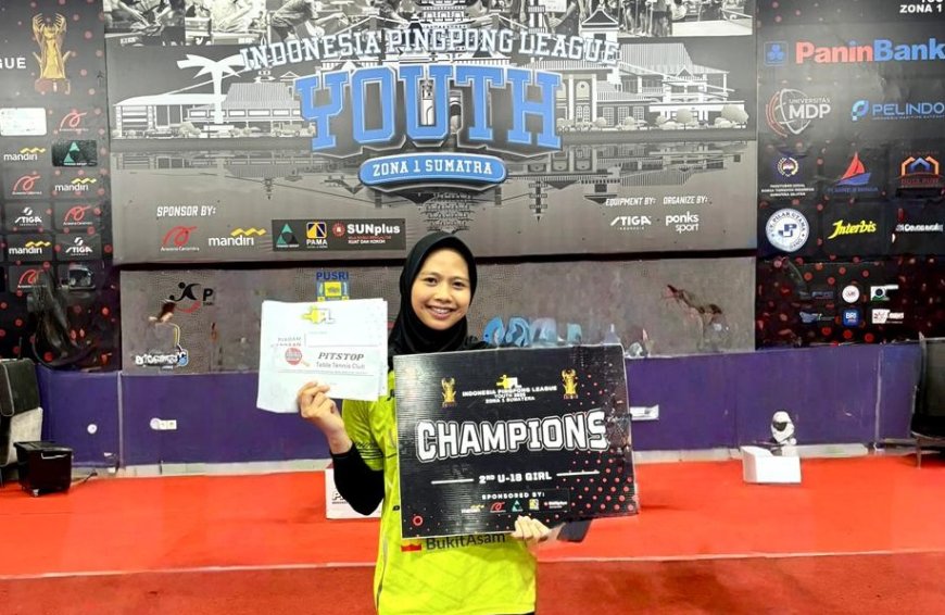 Mahasiswa Akuntansi UM Palembang Raih Juara 2 Tenis Meja Nasional di Ajang Indonesia Pingpong League