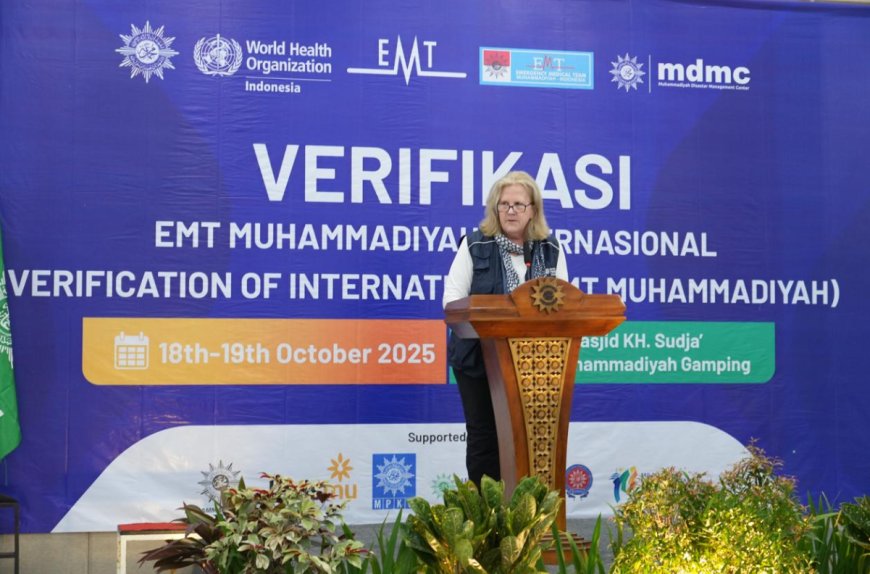 WHO Apresiasi Capaian dan Kerja Keras EMT Muhammadiyah
