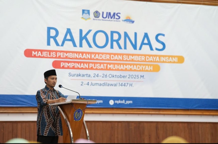 Rakornas MPKSDI Muhammadiyah 2025 Resmi Dibuka, Teguhkan Komitmen Cetak Kader Unggul