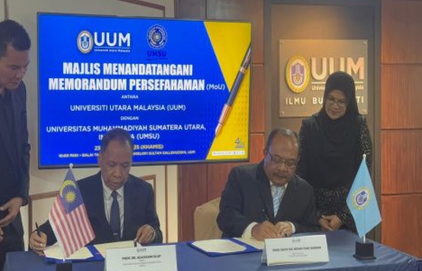 Tingkatkan Internasionalisasi, UMSU dan UUM Jalin Kerja Sama Pertukaran Mahasiswa dan Penelitian