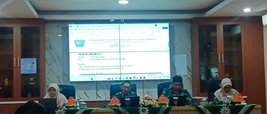 Unismuh Makassar Permudah Layanan Administrasi dengan Sistem Persuratan Terintegrasi