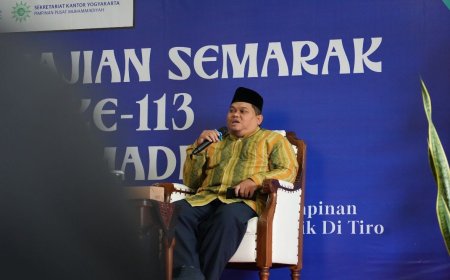 Kantor PP Muhammadiyah Gelar Pengajian Semarak Milad