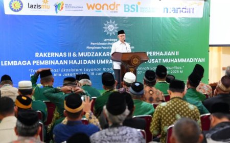 Rakernas II LPHU Muhammadiyah Dorong Transformasi Layanan Haji yang Lebih Mudah dan Efisien