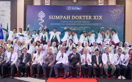 Lantik 40 Dokter Baru, UMP Tekankan Pentingnya Empati dan Integritas dalam Profesi Medis