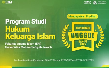 Prodi Hukum Keluarga Islam UMJ Raih Akreditasi Unggul dari BAN-PT