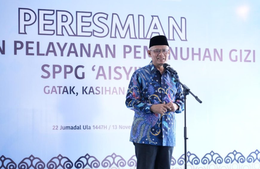 Haedar Nashir Tegaskan Muhammadiyah Dukung Penuh Program Makan Bergizi Gratis Presiden Prabowo