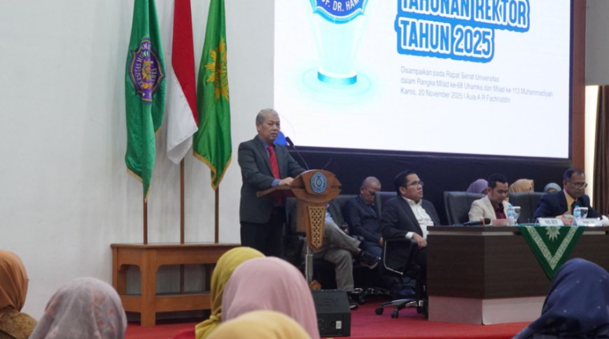 Uhamka Paparkan Capaian Strategis Setahun dalam Rapat Terbuka Senat Milad ke-68