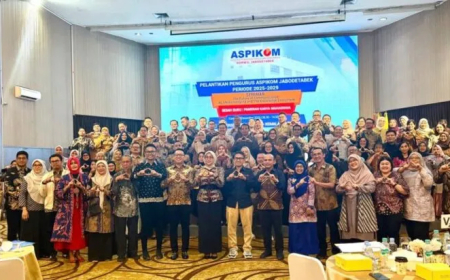 Perkuat Sinergi, ASPIKOM Jabodetabek Lantik Pengurus Baru