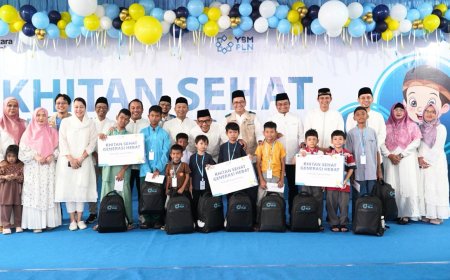 PLN UID Jakarta Raya Bersama YBM PLN Selenggarakan Khitan Sehat untuk 1.022 Anak