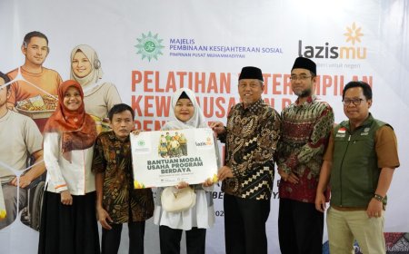 Luncurkan Program BERDAYA, Muhammadiyah dan Lazismu Bekali Difabel Jadi Wirausaha Mandiri
