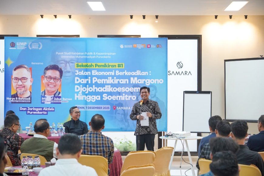 UMP Gelar Sekolah Pemikiran, Telisik Warisan Ekonomi Kerakyatan Margono hingga Sumitro