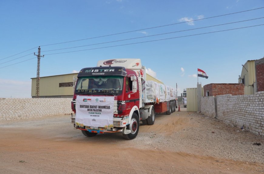 Enam Truk Bantuan Lazismu Meluncur ke Gaza via Mesir dalam Aksi Kemanusiaan Kolaboratif