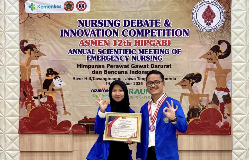 Buat Inovasi Aplikasi SIJALU II, Mahasiswa Magister Keperawatan UMP Raih Juara 1 Nasional