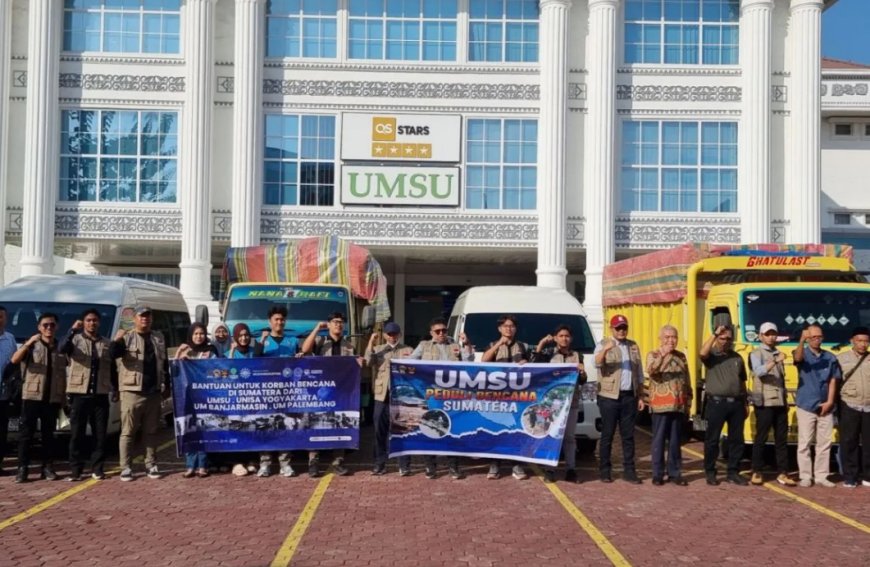 UMSU Kirim Bantuan ke Korban Banjir dan Longsor Aceh Tamiang