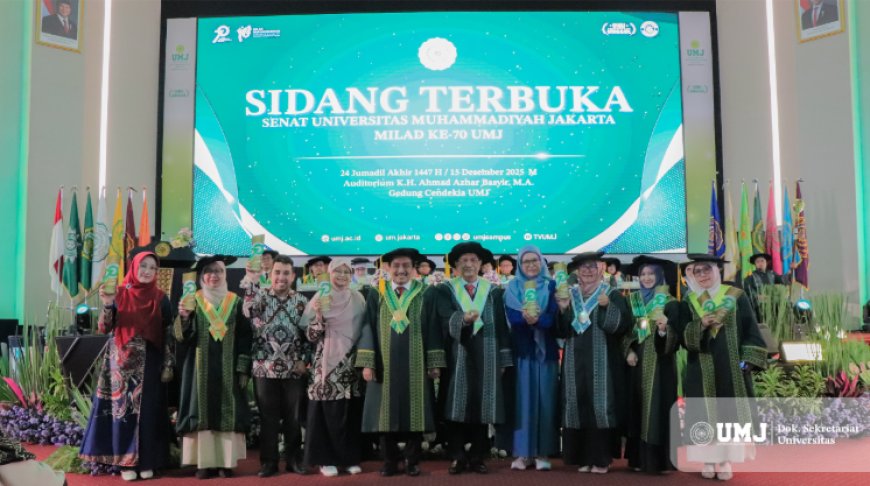 Di Milad ke-70, UMJ Beri Penghargaan kepada Dosen, Tendik, dan Mahasiswa Berprestasi