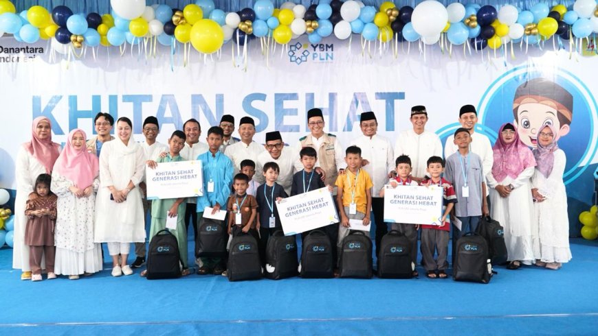 PLN UID Jakarta Raya Bersama YBM PLN Selenggarakan Khitan Sehat untuk 1.022 Anak