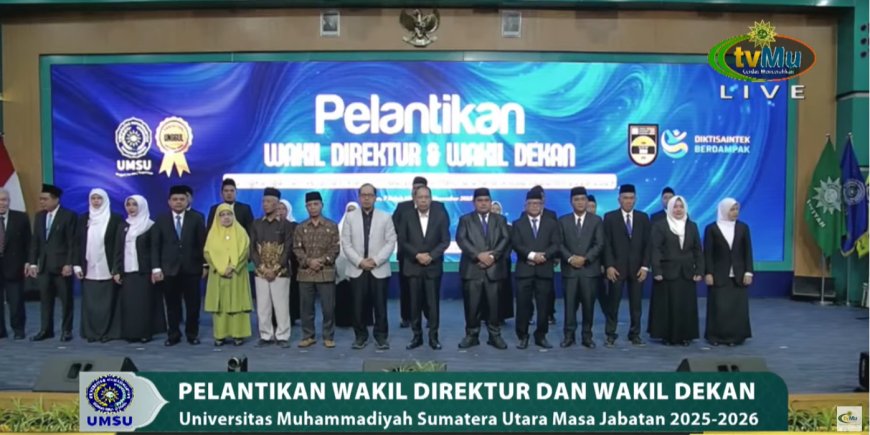 UMSU Lantik Pimpinan Baru Periode 2025-2029