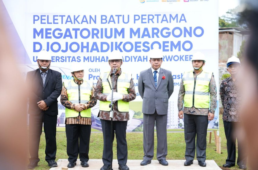 Haedar Nashir Lakukan Groundbreaking Gedung Megatorium Margono UMP