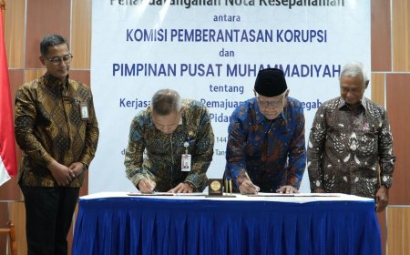 Muhammadiyah-KPK Perbarui MoU, Sinergi Pendidikan dan Dakwah untuk Berantas Korupsi