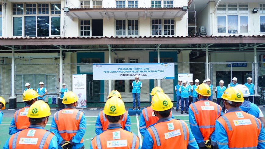 PLN UID Jakarta Raya Percepat Pemulihan Listrik di Aceh, Recovery Capai 90 Persen