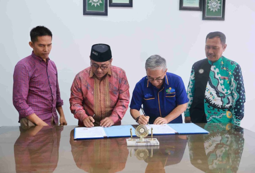UM Gresik dan tvMu Teken MoU, Dorong Sinergi Kampus dan Media Dakwah