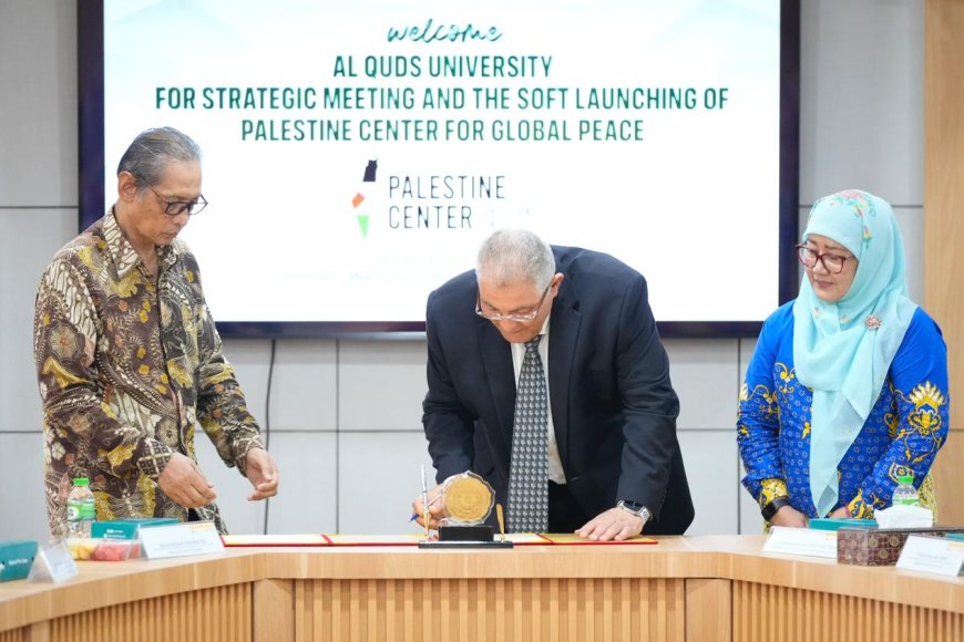 Tandatangani MoU, Muhammadiyah dan Universitas Al-Quds Sepakat Kerja Sama Strategis untuk Palestina