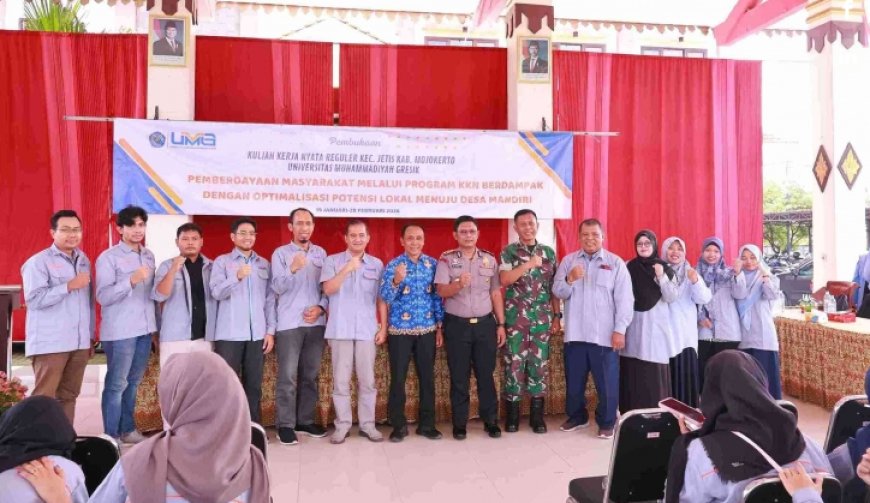 UM Gresik Terjunkan Mahasiswa KKN Reguler di Jetis dan Dawarblandong Mojokerto