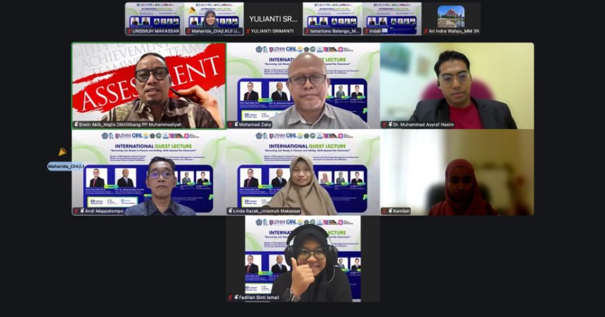 Unismuh Makassar-UTHM Malaysia Gelar Kuliah Tamu Internasional, Siapkan Lulusan Pascasarjana Hadapi Dunia Kerja