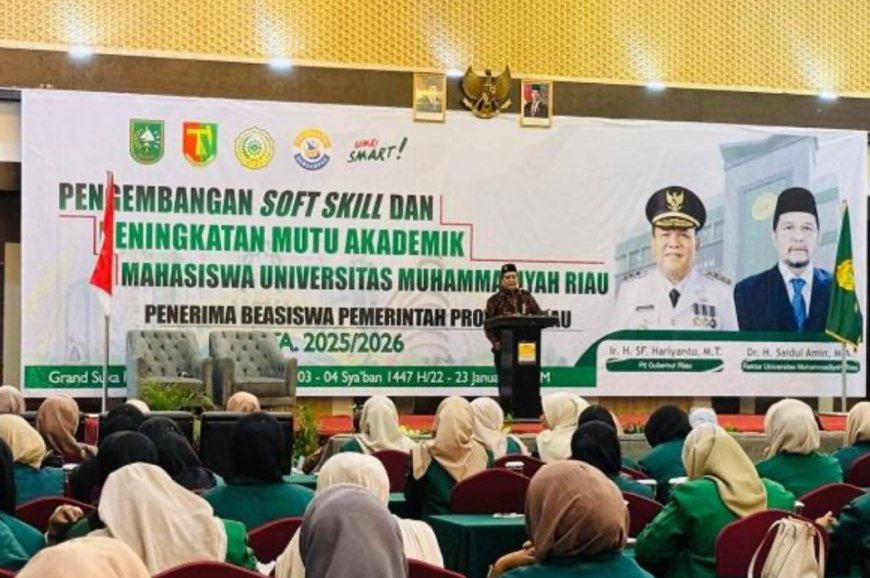345 Mahasiswa UMRI Terima Beasiswa dari Pemprov Riau